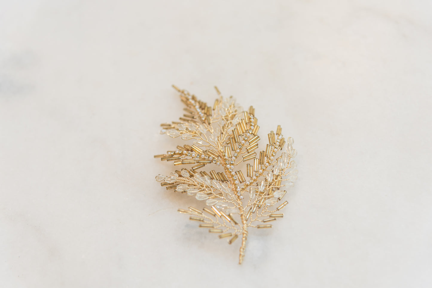 Golden Gleam Hairpiece