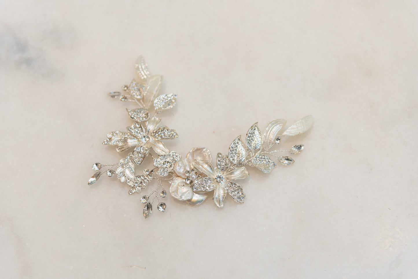 Frosted Petal Hairpiece