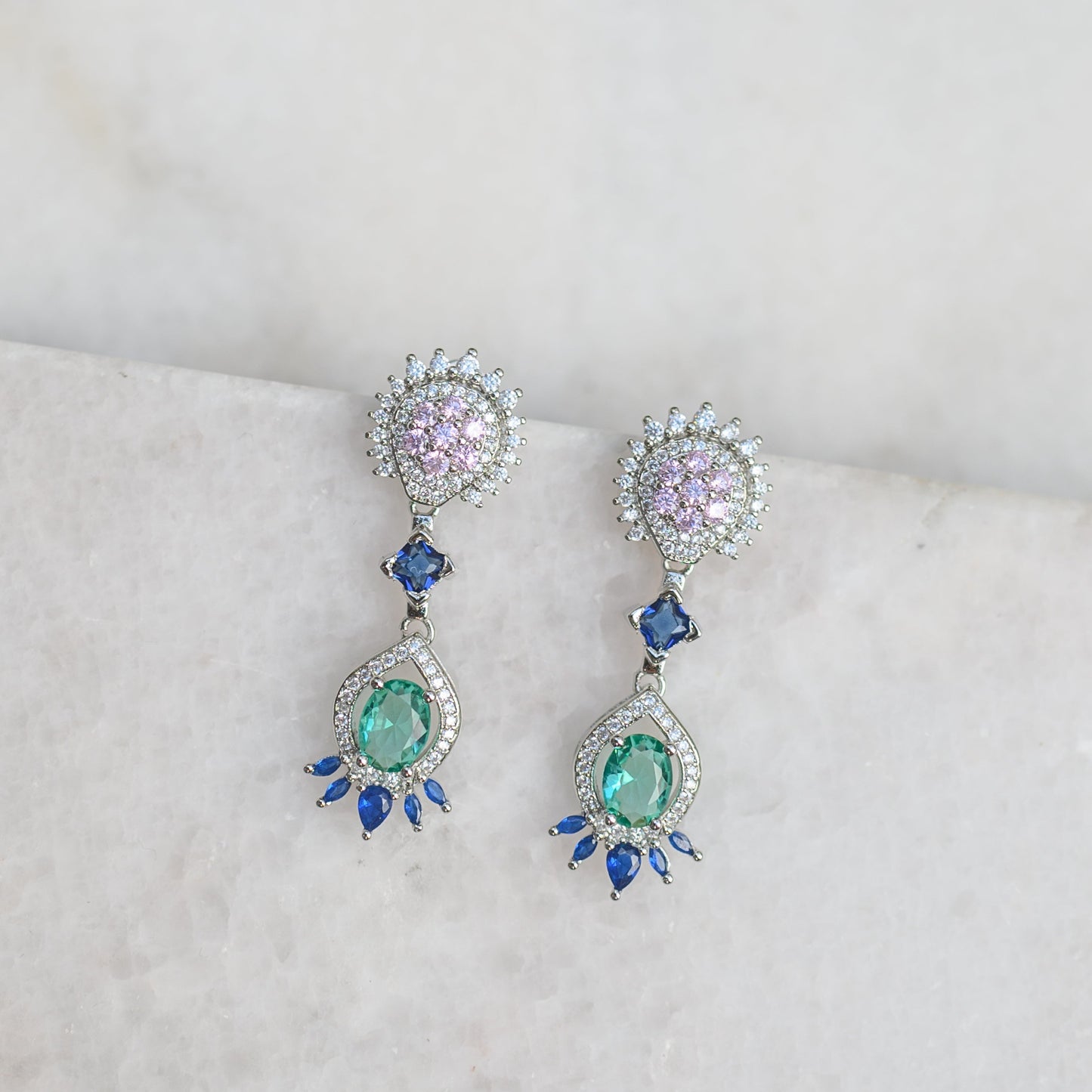 Royal Blue, Pink & Teal