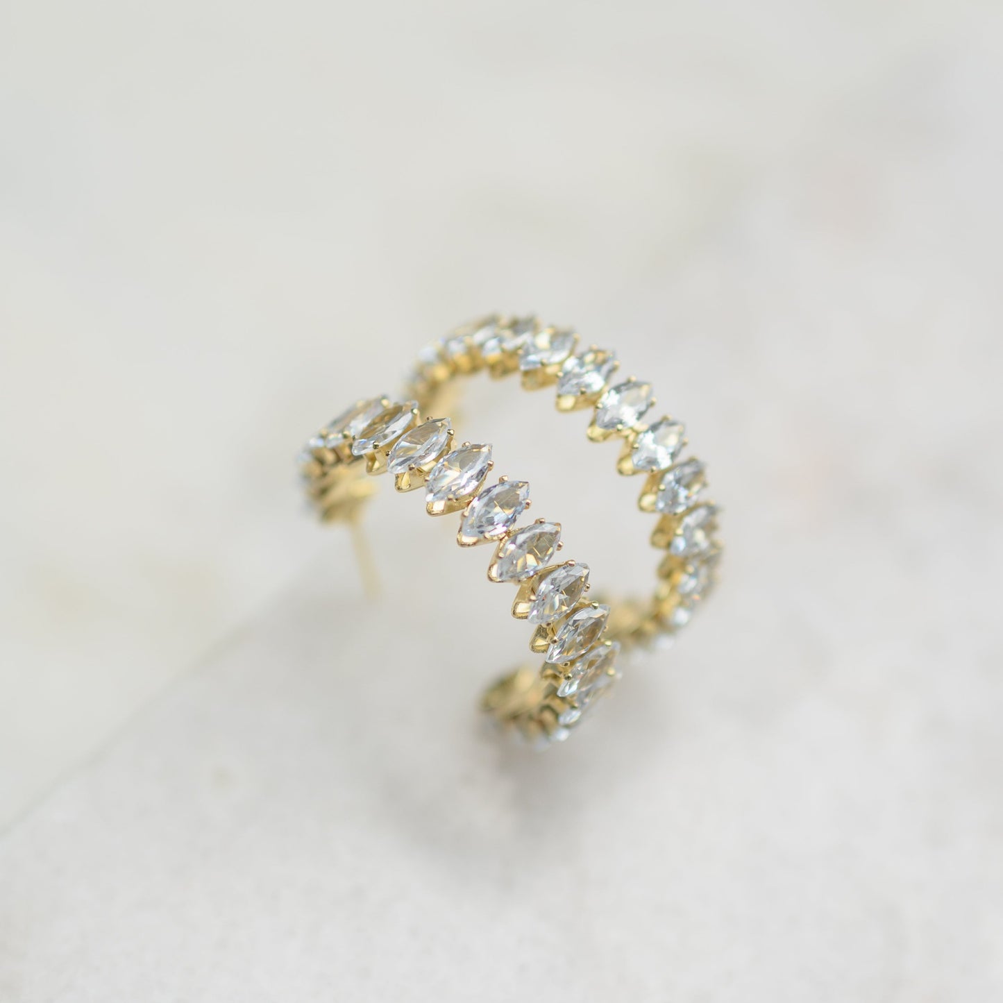 Crystal Hoops