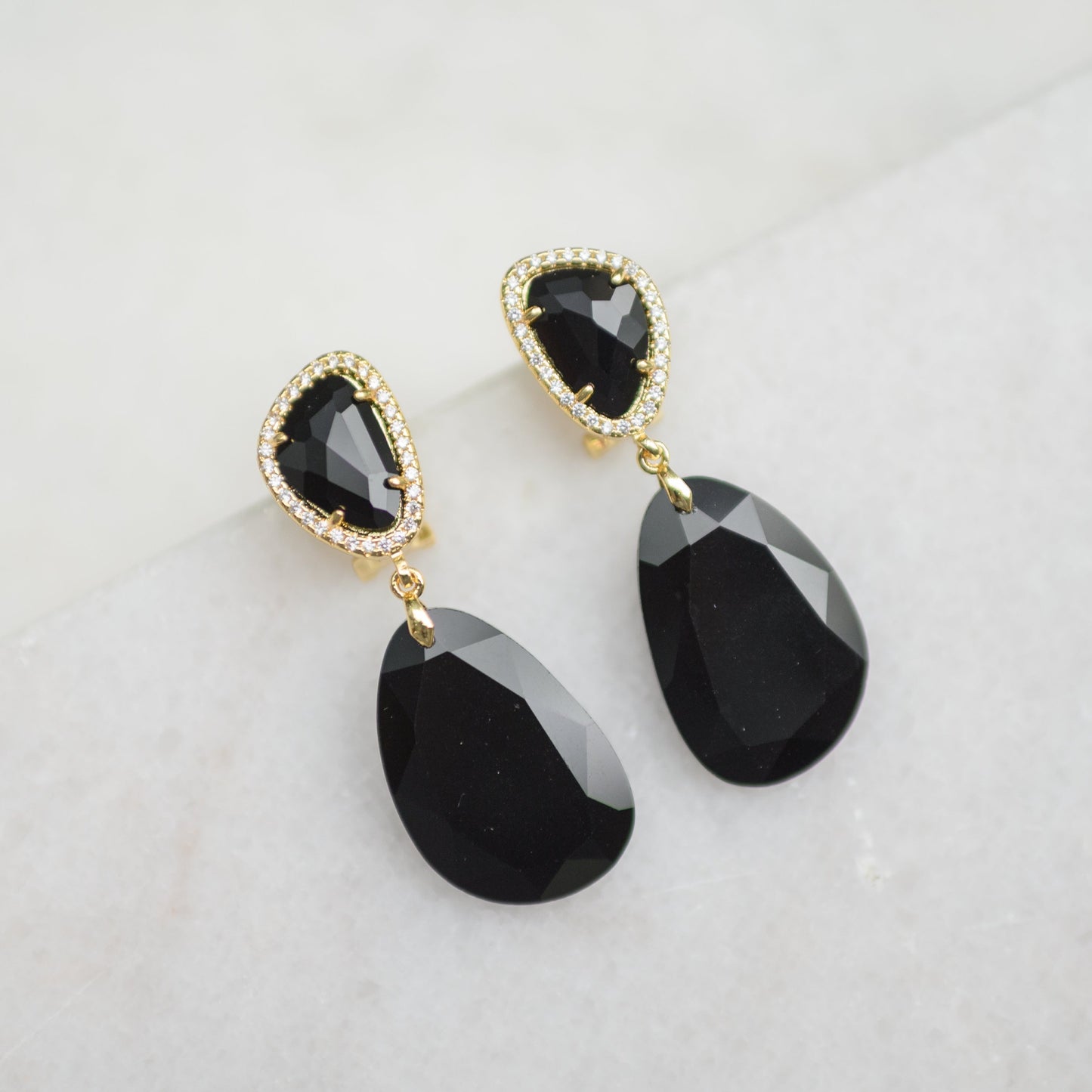 Asymmetric Drop Earrings