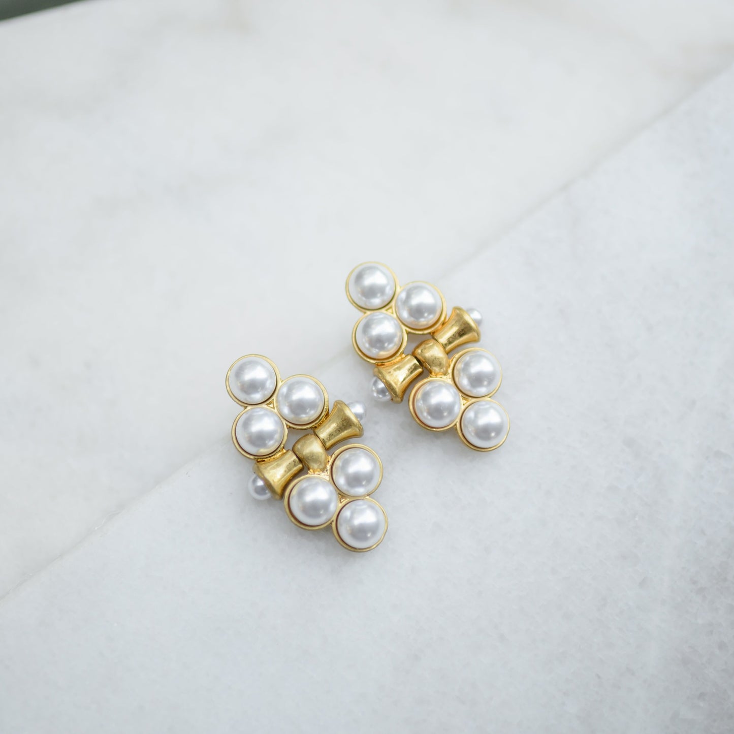 Vintage Style Pearl Earrings