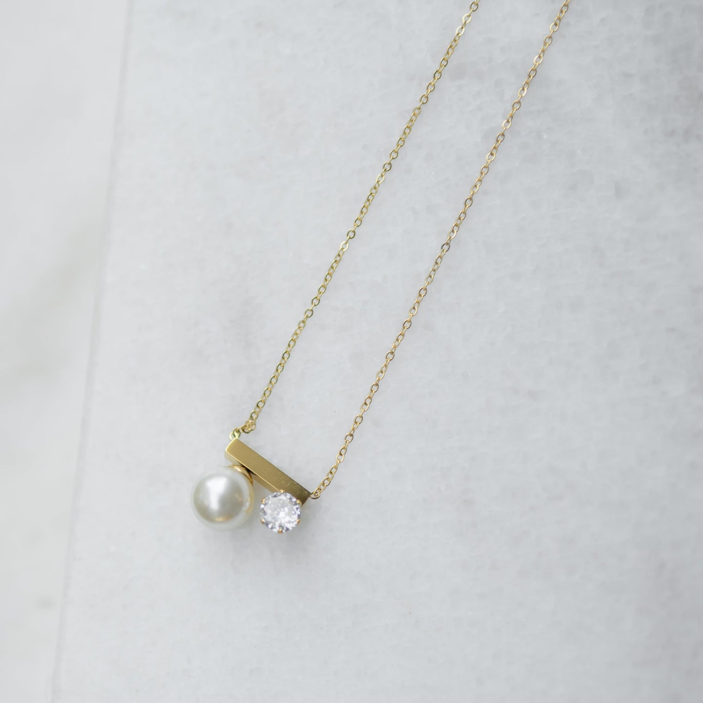 Pearl & Crystal Pendant