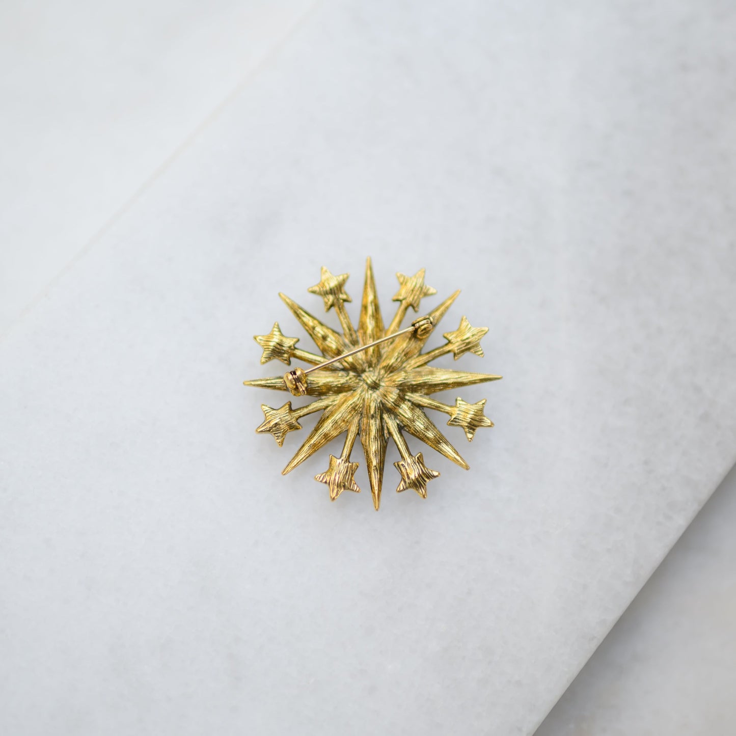Pearl Starburst Brooch