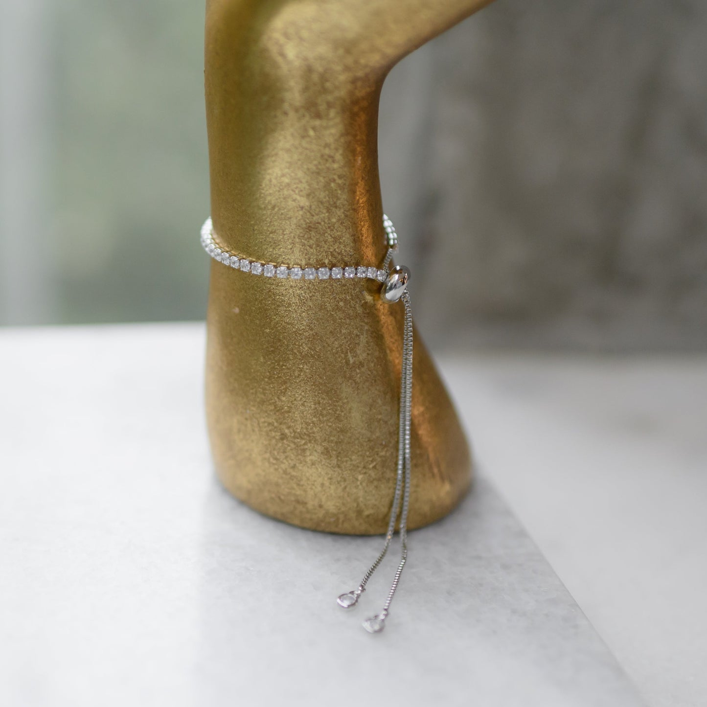 Adjustable CZ Bracelet