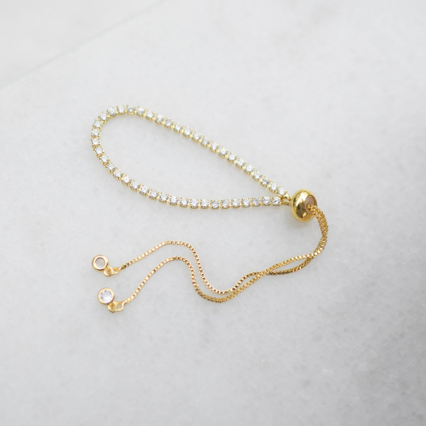 Adjustable CZ Bracelet