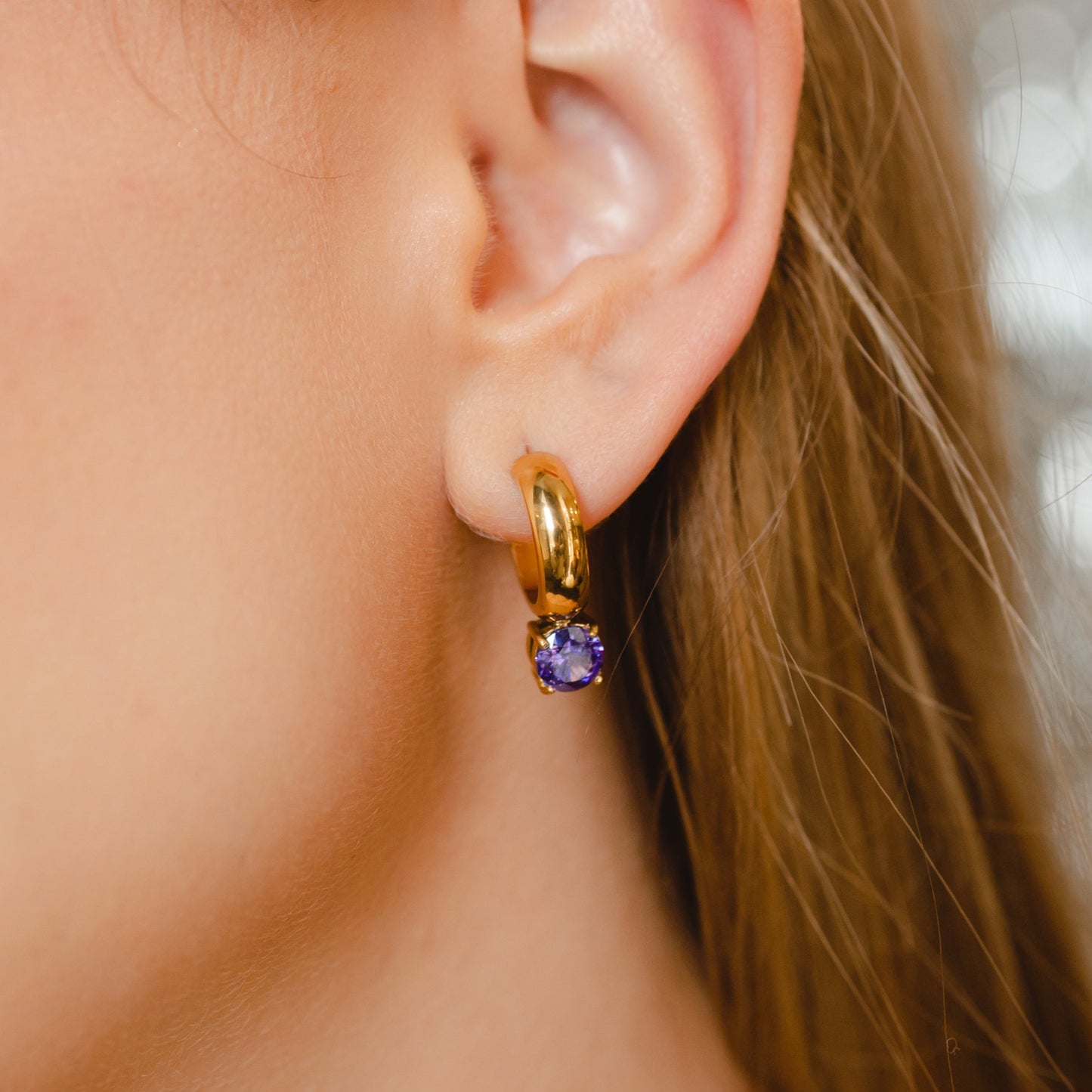 Mismatch Small Hoops