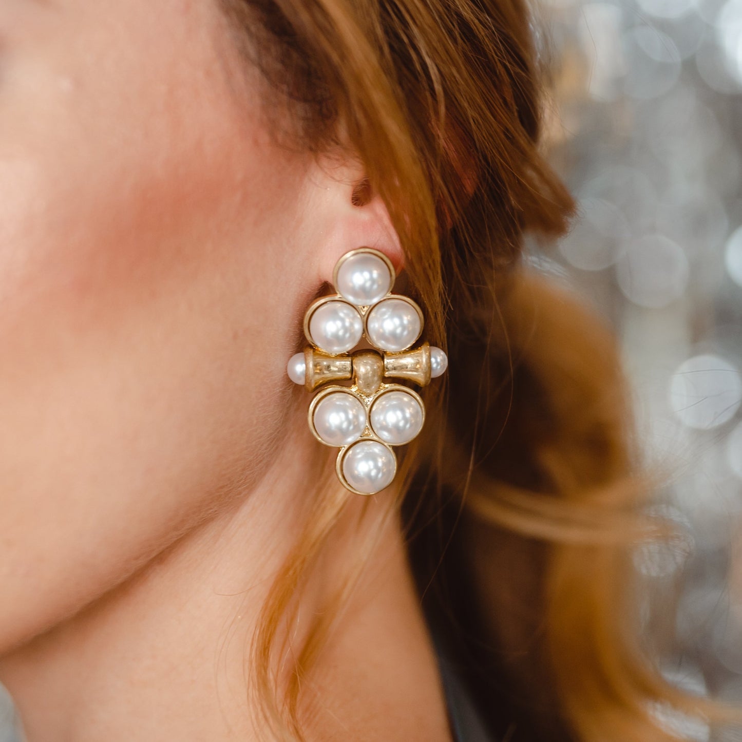 Vintage Style Pearl Earrings