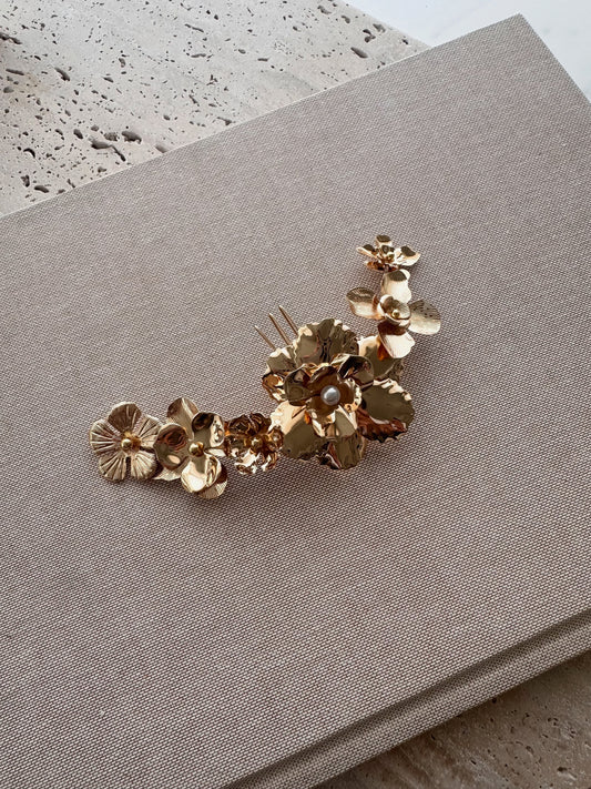 Lily Gold Headpiece