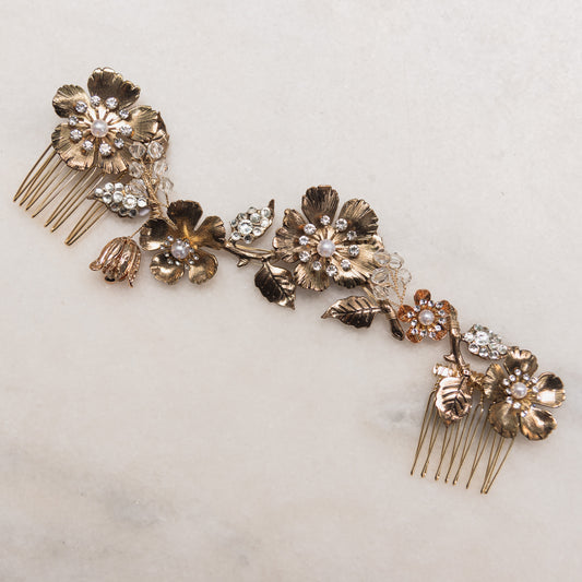 Golden Dawn Hair Comb