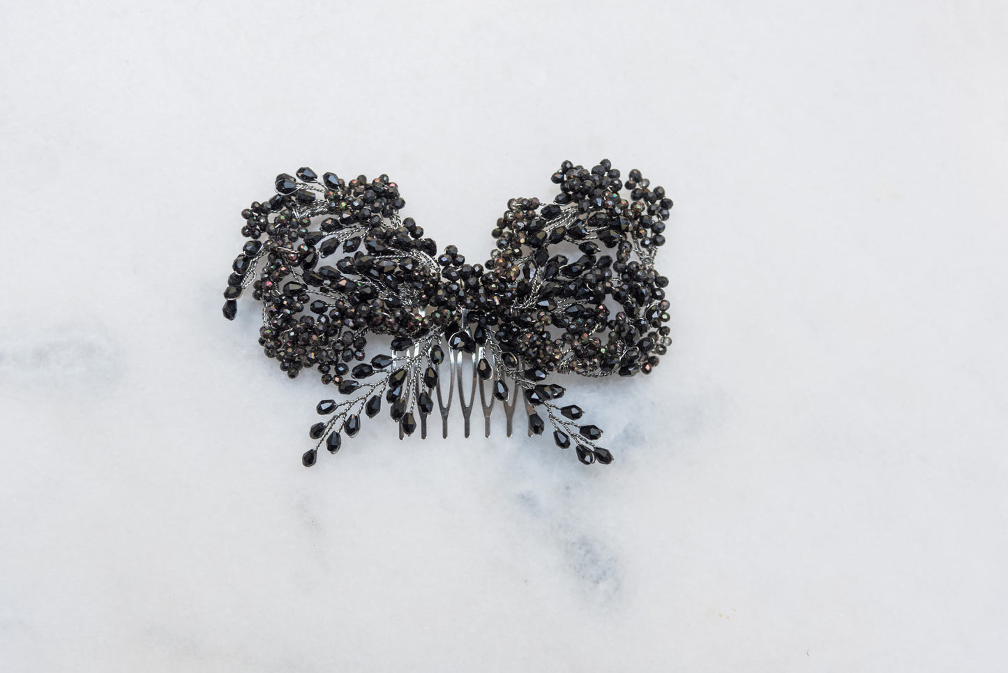 Black Bloom Haircomb