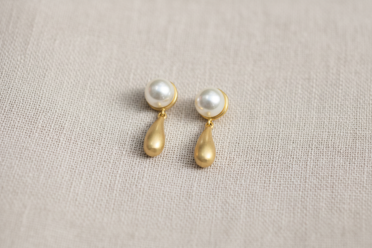 Pearl & Gold Drops